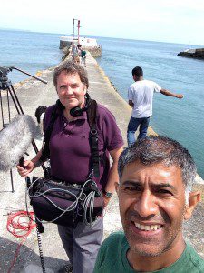 A Quick "selfie" while working as Sound Recordist on ITV's Lorraine Show